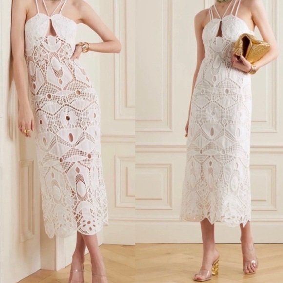 Cult Gaia White Lace Dress - Picture 9 of 11